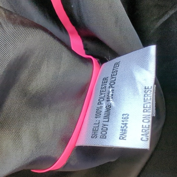 Calvin Klein Womens Full Zip Coat Jacket Mock Neck Long Sleeves Black Size M - Picture 6 of 8